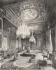 LONDON. Mercers Hall- The Drawing- Room 1896 old antique vintage print picture
