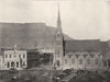 SOUTH AFRICA. Greenmarket square, Cape Town 1899 old antique print picture