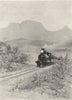 SOUTH AFRICA. En Route to Bulawayo 1899 old antique vintage print picture