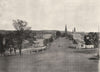 SOUTH AFRICA. High street, Grahamstown 1899 old antique vintage print picture