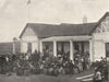 ZIMBABWE. Indaba at Government house, Bulawayo 1899 old antique print picture