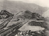 S AFRICA. Reversing section, Natal Govt railways, Drakensberg Mtns 1899 print