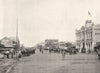 SOUTH AFRICA. Oxford Street, East London 1899 old antique print picture