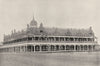 ZIMBABWE. Marshall's buildings, Bulawayo 1899 old antique print picture