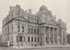 SOUTH AFRICA. The Colonial office, Pietermaritzburg 1899 old antique print