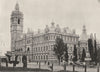 SOUTH AFRICA. The Town hall, Pietermaritzburg 1899 old antique print picture