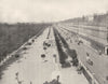 PARIS. Rue de Rivoli, with Jardin des Tuileries 1895 old antique print picture
