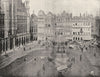 BELGIUM. Brussels- The Hotel de Ville 1895 old antique vintage print picture