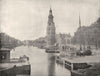 NETHERLANDS. Amsterdam- The Mount Albans Tower 1895 old antique print picture