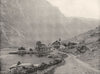 HOSPITALITY. Gudvangen- Telephone Station and Hotels, Gudvangen 1895 old print