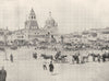 RUSSIA. Moscow- The Place Soubraska 1895 old antique vintage print picture
