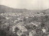 ITALY. Carrara- General view of the City 1895 old antique print picture