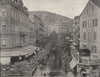 GERMANY. Dresden- The Parkstrasse 1895 old antique vintage print picture