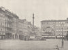 GERMANY. Munich- The Carolinen- Platz 1895 old antique vintage print picture