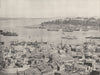 TURKEY. Istanbul- The Entrance to the Golden Horn 1895 antique print