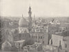 EGYPT. Cairo- General view of the City 1895 old antique vintage print picture