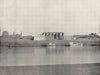 EGYPT. Luxor- View from the opposite bank, Showing Temple 1895 old print