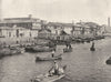 EGYPT. Port Said- The Entrance to the Canal 1895 old antique print picture