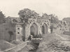 INDIA. Delhi- The Kashmir Gate 1895 old antique vintage print picture