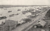INDIA. Calcutta (Kolkata) - View from the Hooghly Bridge 1895 old print