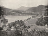 SRI LANKA. Kandy- View from Lady Horton's walk 1895 old antique print picture