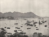 HONG KONG. Hong Kong- East Point, showing Victoria Hills 1895 old print