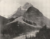 BRITISH COLUMBIA. The Rockies- Mount Stephen 1895 old antique print picture