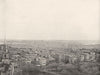 MASSACHUSETTS. Boston- Panorama of the City 1895 old antique print picture