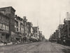 PENNSYLVANIA. Philadelphia- Market street 1895 old antique print picture