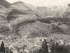 COLORADO. Ouray (Colorado) - General view of the Town and the Rockies 1895
