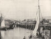 AUSTRALIA. Hobart- Port Hobart 1895 old antique vintage print picture