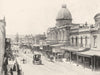 AUSTRALIA. Adelaide- Rundle street 1895 old antique vintage print picture