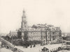 AUSTRALIA. Sydney- The New Town Hall 1895 old antique vintage print picture