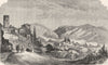 ITALY. Bassano 1877 old antique vintage print picture