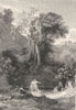 ITALY. Near Primolano in the Val Sugana 1877 old antique vintage print picture