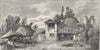 ITALY. Cottage in the Valley of the Brenta 1877 old antique print picture