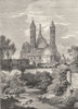 ITALY. Church of St Anthony, Padua 1877 old antique vintage print picture