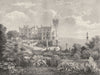 ITALY. The Trieste and Miramar. Miramar 1877 old antique vintage print picture