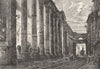 ITALY. Milan. Columns of San Lorenzo 1877 old antique vintage print picture