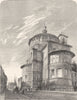 ITALY. Milan. Santa Maria delle Grazie 1877 old antique vintage print picture
