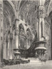 ITALY. Milan. The Cathedral of Milan 1877 old antique vintage print picture