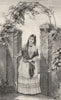 ITALY. Milan. Milanese Lady 1877 old antique vintage print picture