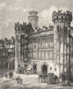 ITALY. Turin. Porta Palatina 1877 old antique vintage print picture