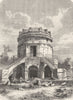 ITALY. In Emilia. Tomb of Theodoric, Ravenna 1877 old antique print picture
