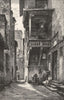 ITALY. Florence. Loggia near Mercato Nuovo 1877 old antique print picture