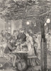 ITALY. Florence. Orlandini's Beer- garden, Florence 1877 old antique print