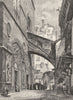 ITALY. Florence. San Michele 1877 old antique vintage print picture