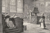 ITALY. Florentine art. Choir of Santa Maria Novella, Florence 1877 old print