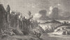 ITALY. Etruscan Rock- tombs at Castel D'asso, near Viterbo 1877 old print