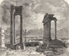 ROME. Roman Forum 1877 old antique vintage print picture